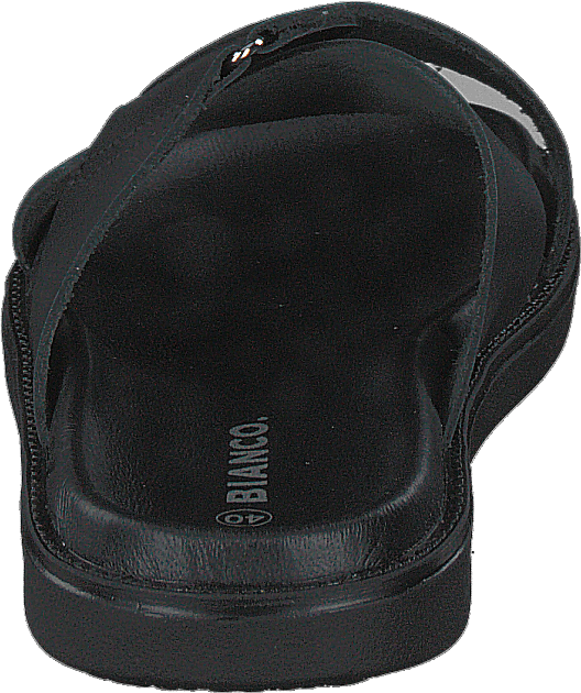 Biadebbie Leder Cross Sandale 100 Schwarz