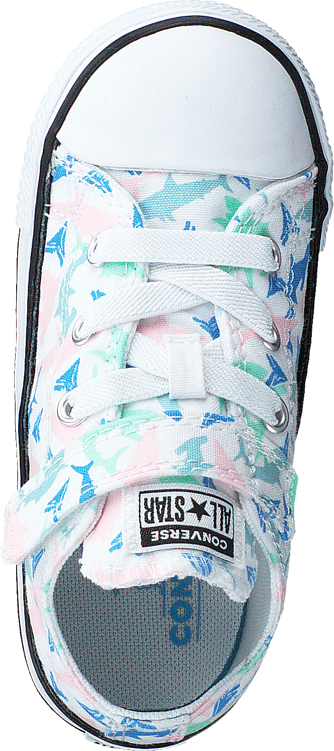 Chuck Taylor All Star 1v Shark White/Fresh Mint/svart