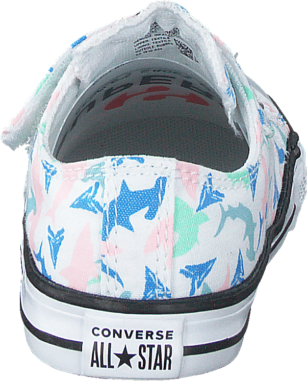 Chuck Taylor All Star 1v Shark White/Fresh Mint/svart