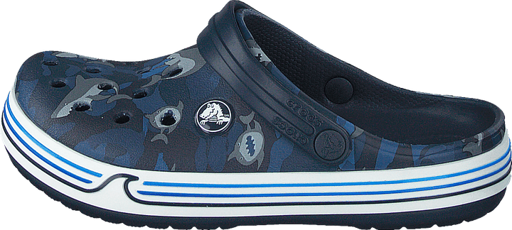 Crocband Shark Clog Kids Navy