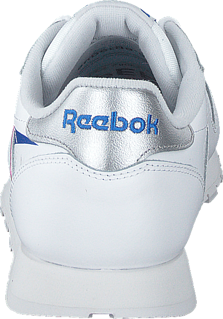 Cl Lthr Blanc/Bleu humble/Rose jasmin