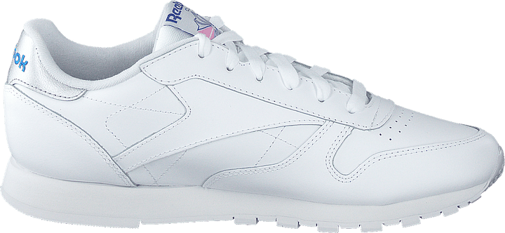 Cl Lthr Blanc/Bleu humble/Rose jasmin