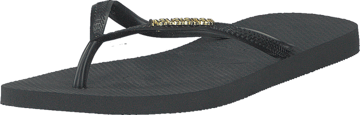 Slim Logo Metallic Black