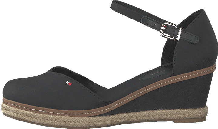 Basic Geschlossene Zehe Mid Wedge Schwarz Bds