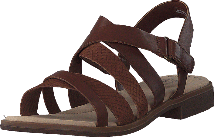 Declan Mix mahagon kůže/nubuk