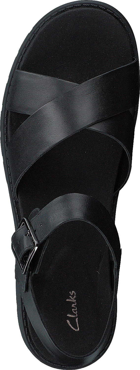 Bracelet Orinoco en cuir noir