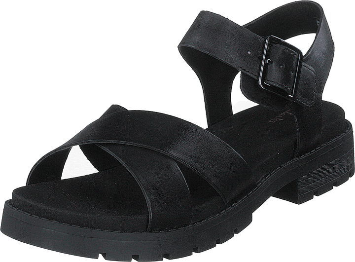 Bracelet Orinoco en cuir noir