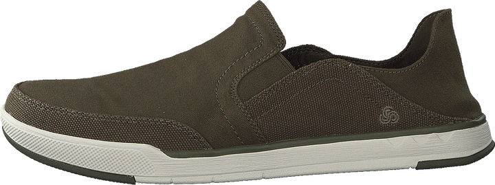 Step Isle Row Khaki Green Canvas