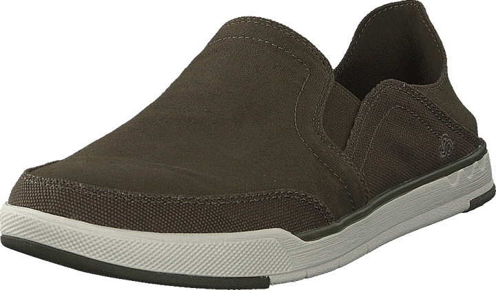 Step Isle Row Khaki Green Canvas