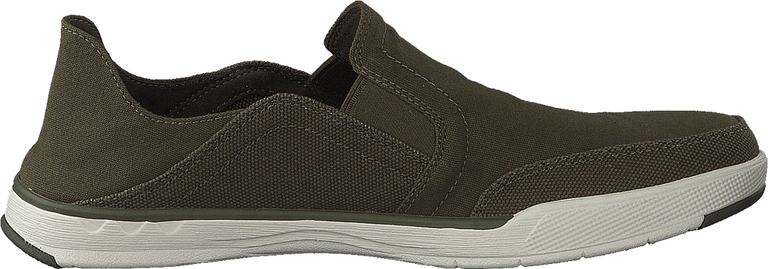 Step Isle Row Khaki Green Canvas