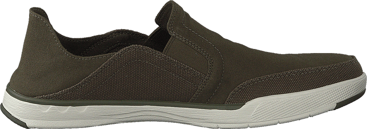 Step Isle Row Khaki Green Canvas
