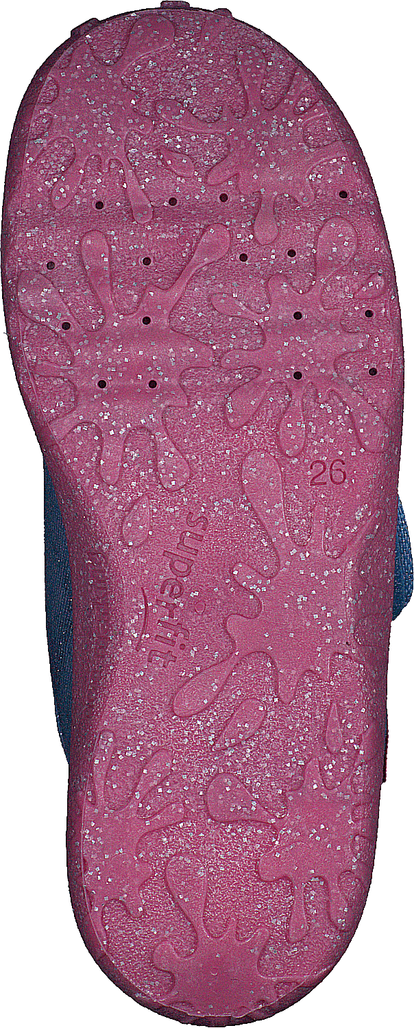 Tacheté Bleu clair/rose