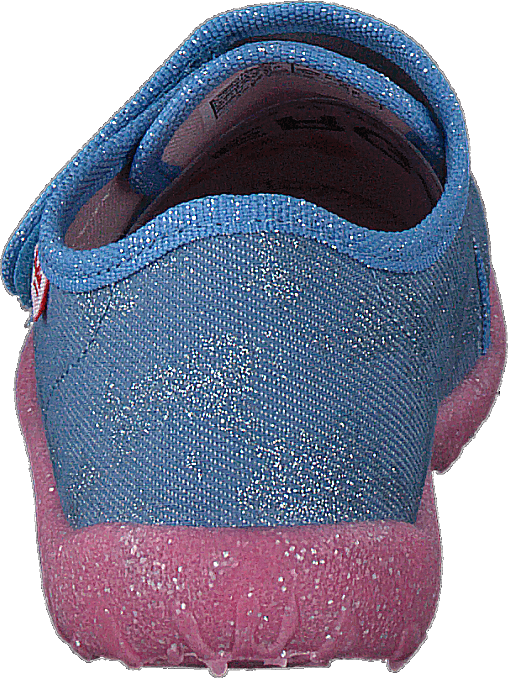 Tacheté Bleu clair/rose