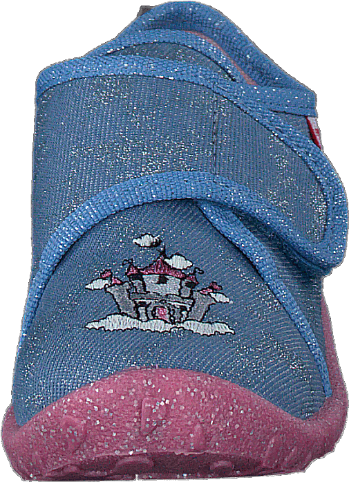 Tacheté Bleu clair/rose