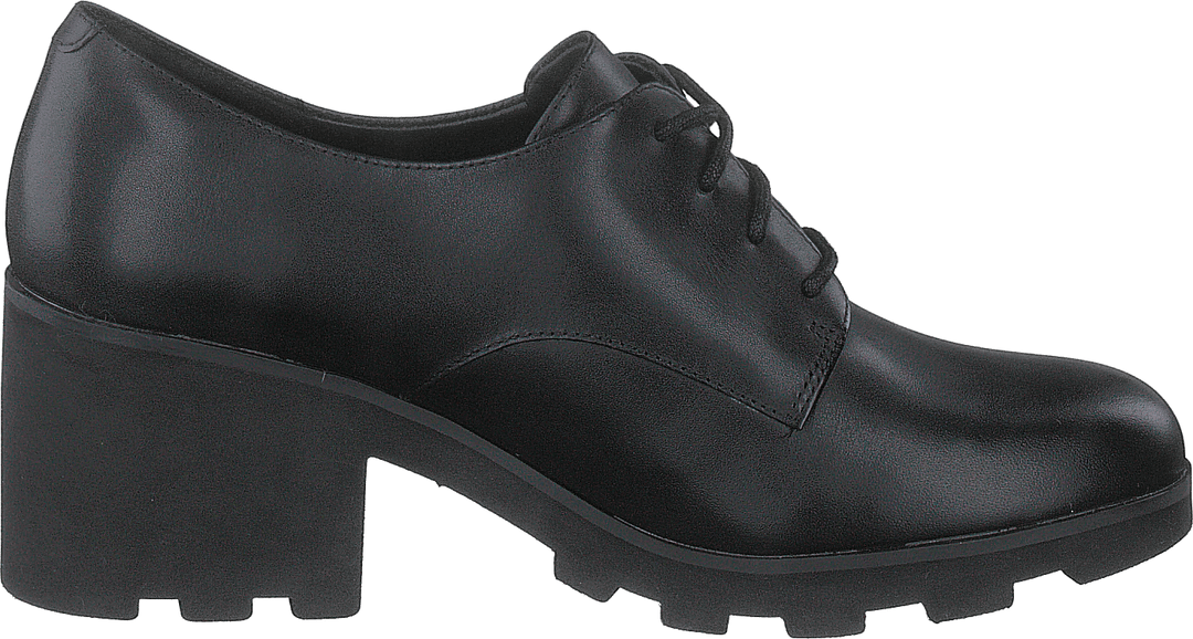 Rene Lace Black Leahter