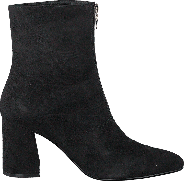 Laina85 Kotník černá semišová