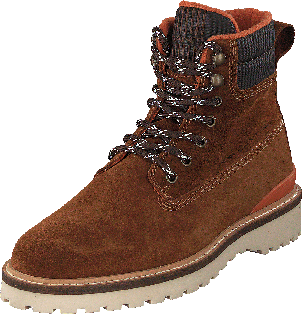 Roden Mid Lace Boot Cognac