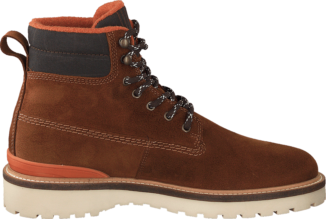 Roden Mid Lace Boot Cognac