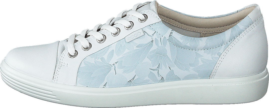 Soft 7 W Weiß/Staubblau