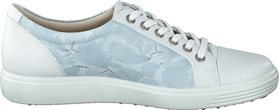 Soft 7 W Weiß/Staubblau