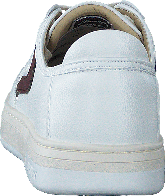 Basket Lux Low Trainer Optic/oxblood