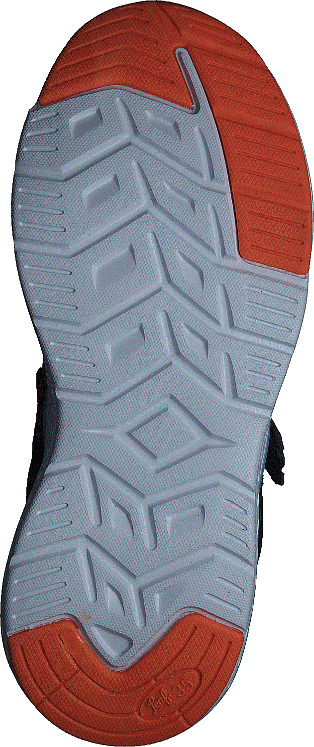 Combinaison bleu marine/orange