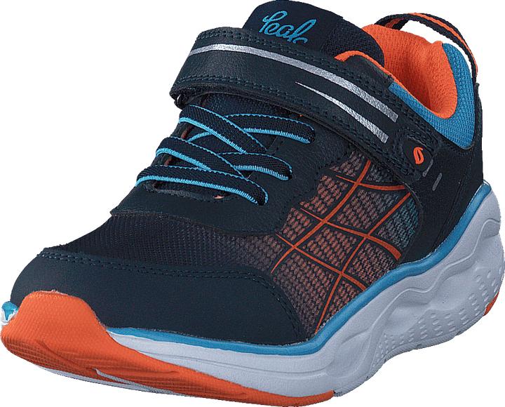 Combinaison bleu marine/orange