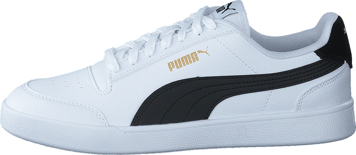 Puma Shuffle White-black-teamgold