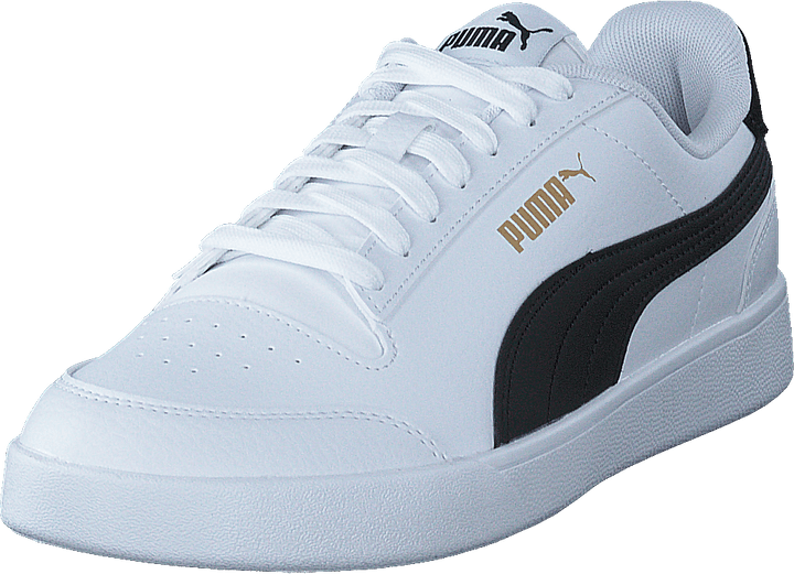Puma Shuffle White-black-teamgold