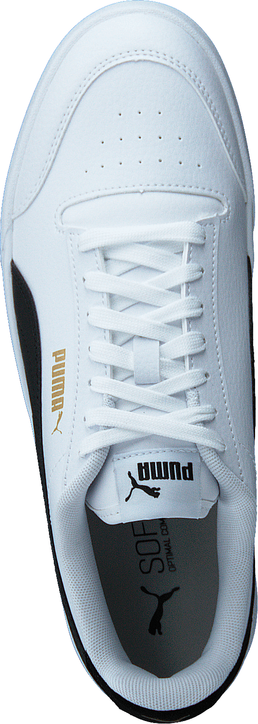 Puma Shuffle White-black-teamgold
