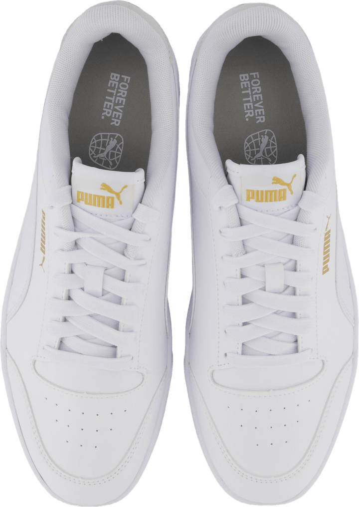 Puma Shuffle Blanc-blanc-équipe or