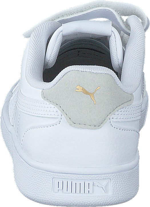 Puma Shuffle V Ps Vit-gråviolett-teamguld