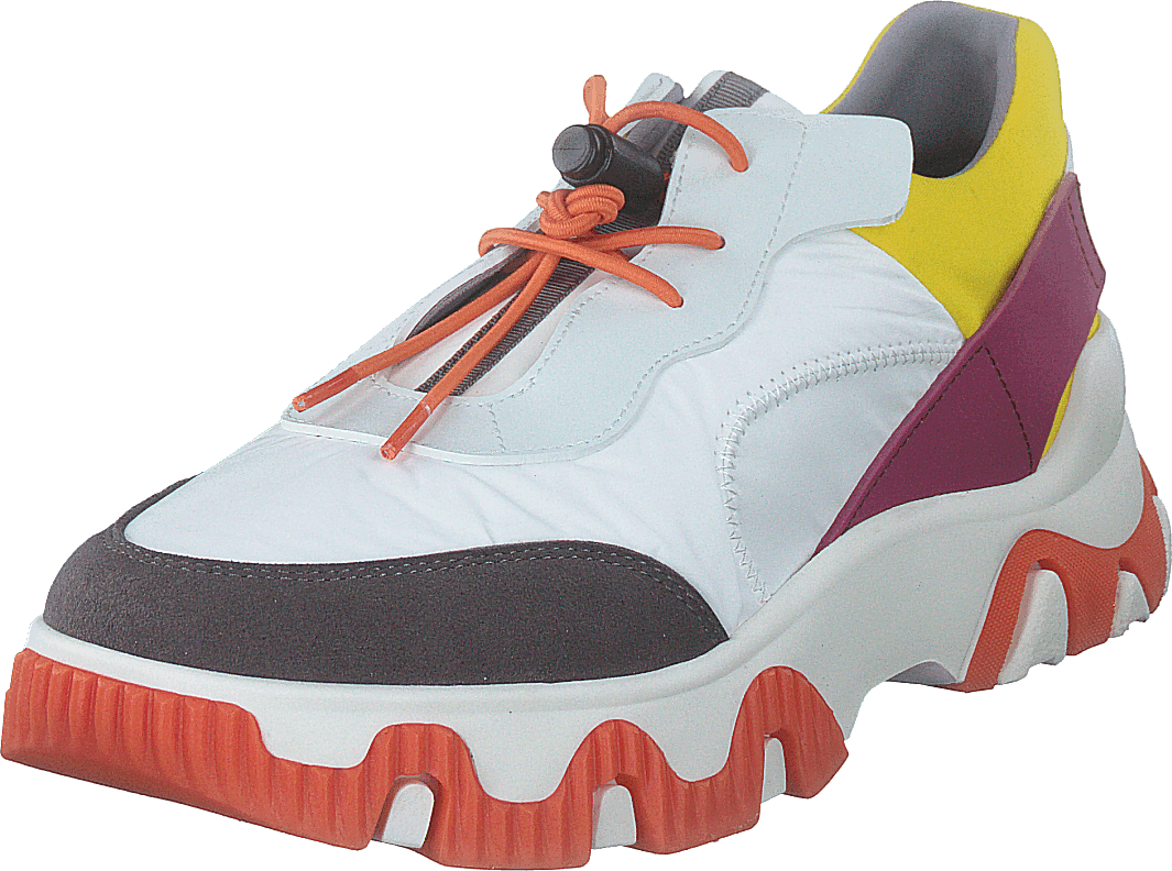 Fian634 Multi-blanc cassé-jaune-fuchsia