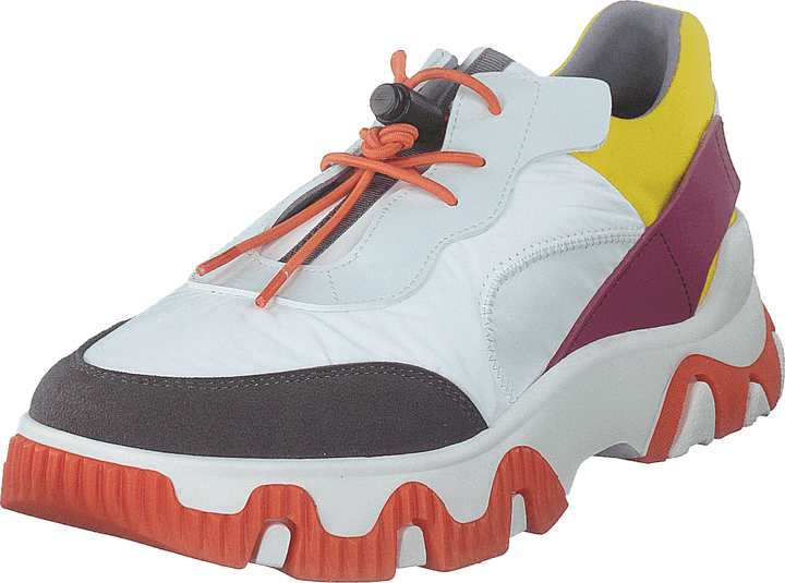 Fian634 Multi-blanc cassé-jaune-fuchsia