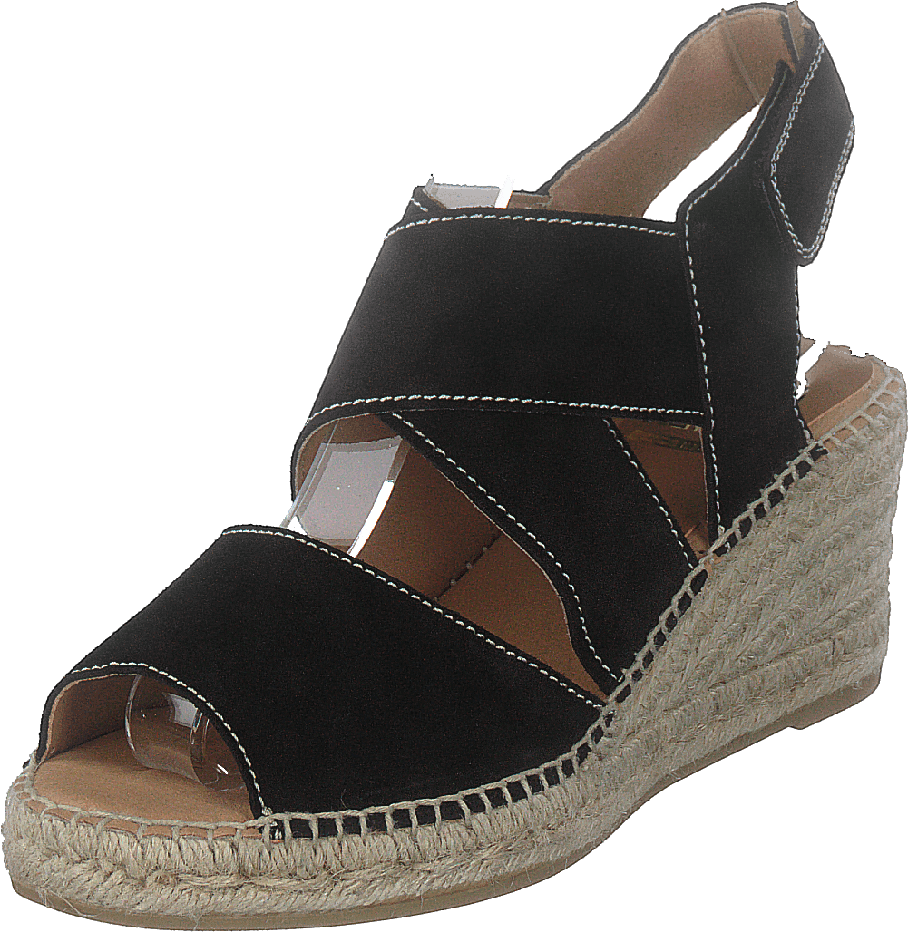 Ania Natural Wildleder Negro