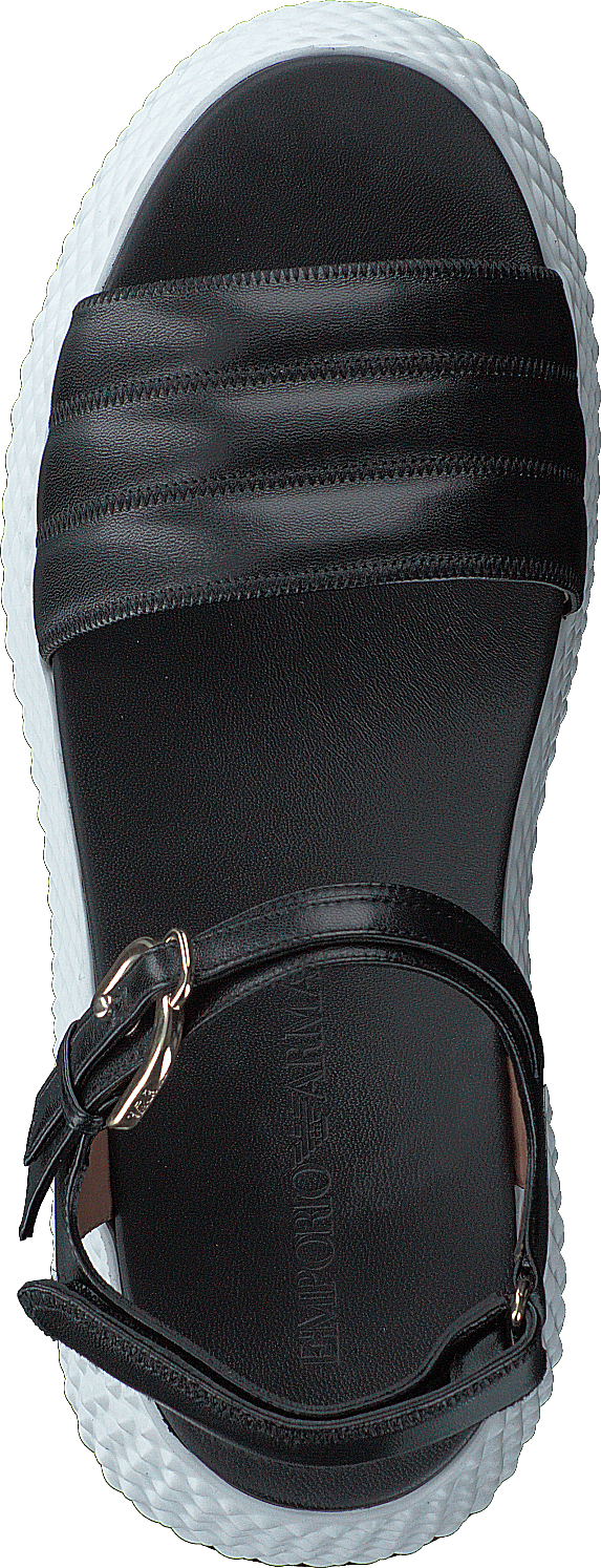 Sandalo Pelle A083 Schwarz