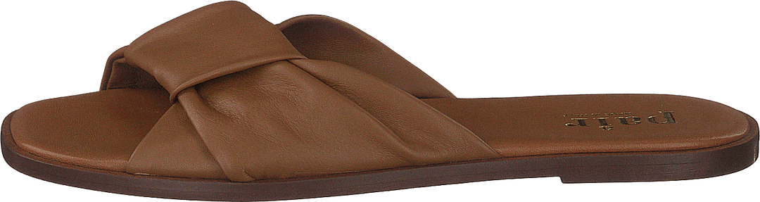 Knot Soft Sandal Cognac