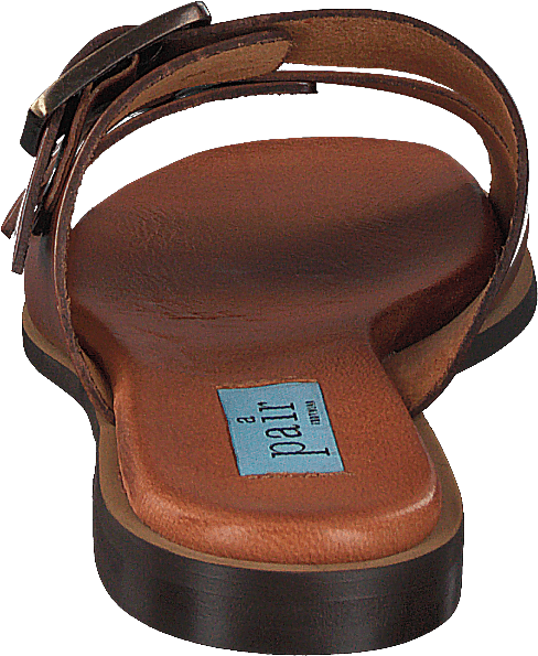 Buckles Square Flat Cognac