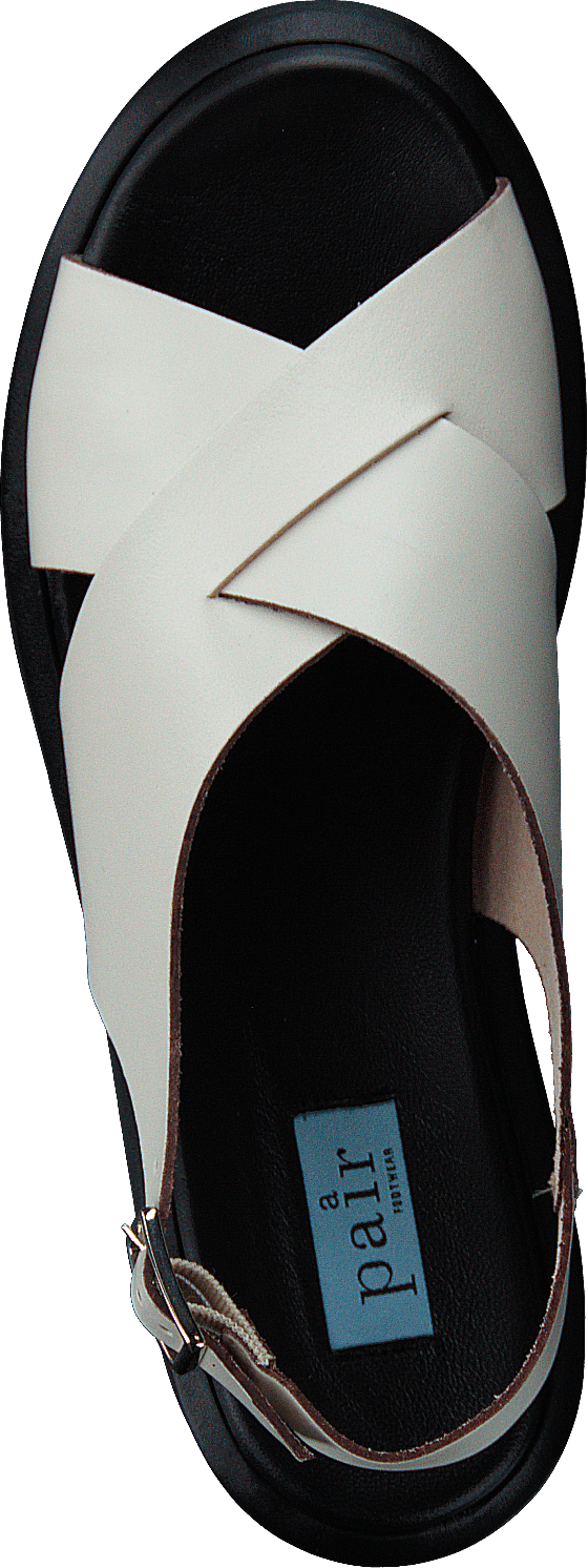 Sandália Chuncky Cross Ivory