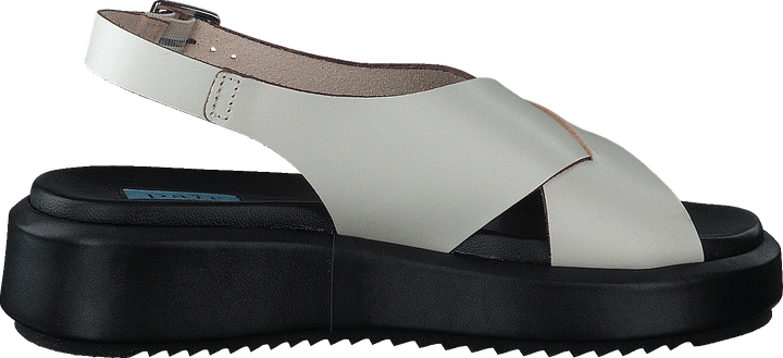 Sandália Chuncky Cross Ivory