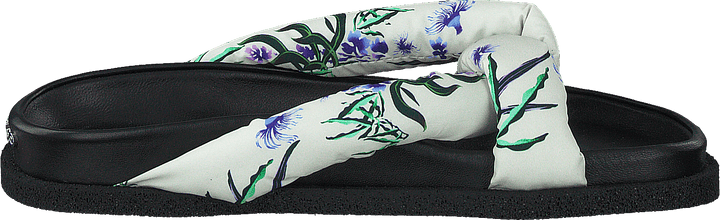 Kruise Seelilie Pantoletten Weiß