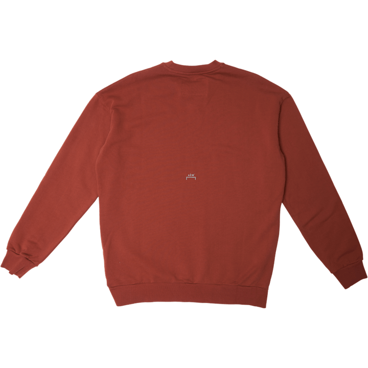 Rosso moderno a girocollo