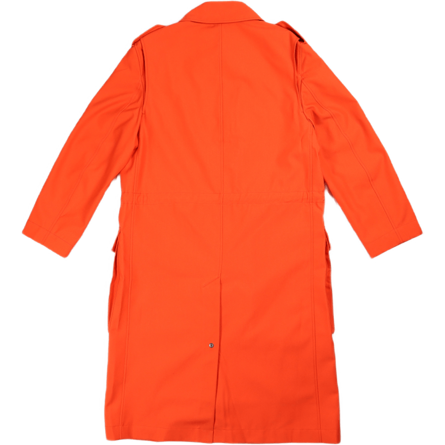 Parka larga naranja