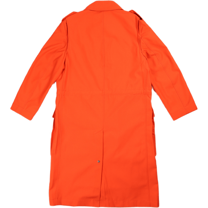 Parka larga naranja