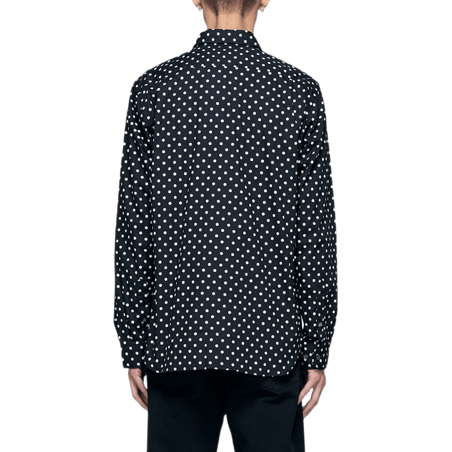Camisa utilitária com fecho de correr Preto