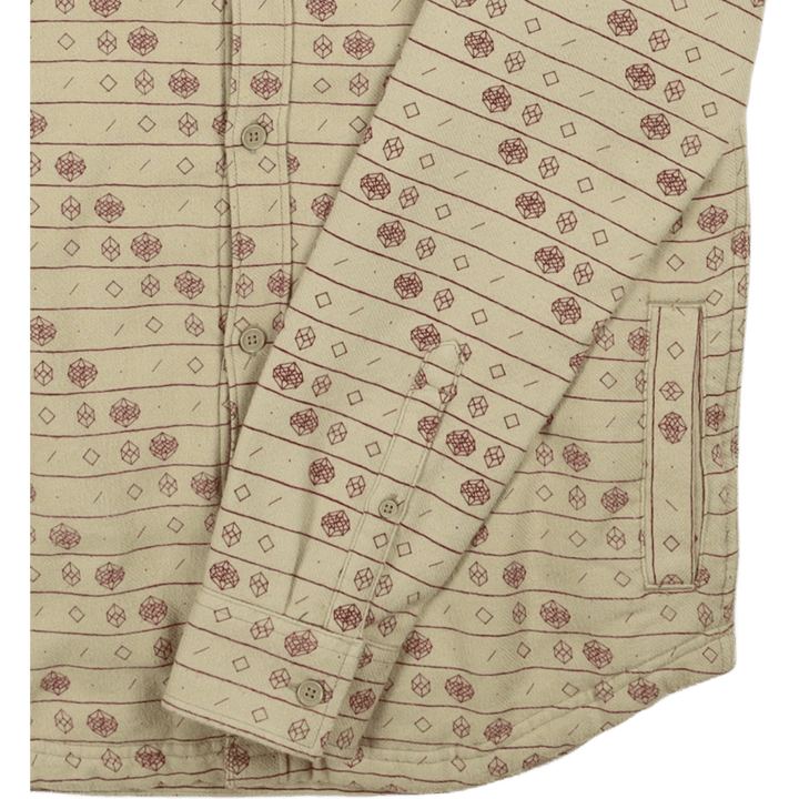 X Magenta Overhemd Khaki