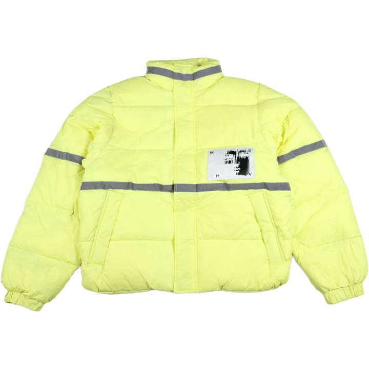 Doudoune réfléchissante jaune
