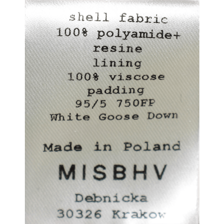 Doudoune réfléchissante jaune