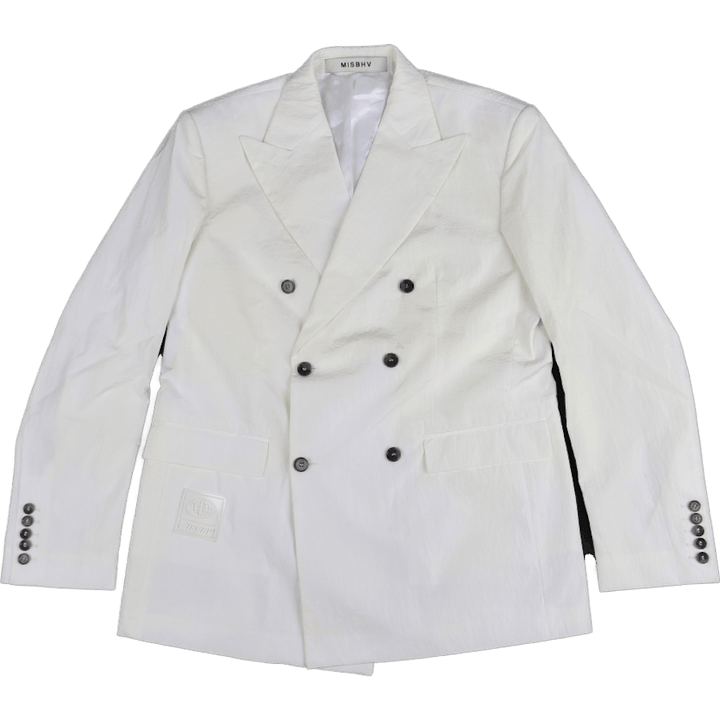 90. gadu neilona žakete balta