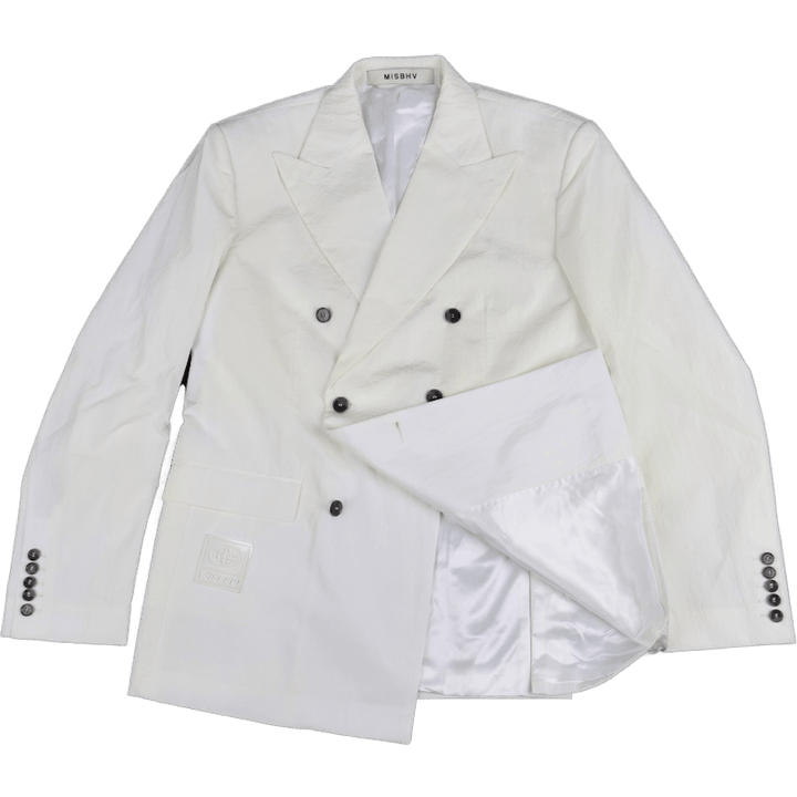 90. gadu neilona žakete balta